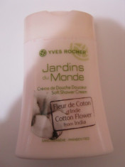 GEL DUS YVES ROCHER FLEUR DU COTTON -PRODUS ORIGINAL-SUPER PRET!!! foto