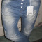 Blugi Conici cu Tur LASAT - HUMoR - MODEL NOU 2014 - (Urban , Club ) - SLIM FIT , Cu Rupturi , Skinny - Toate Marimile : 26 , 28 , 30 , 32 , 34 , 36