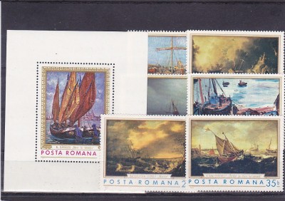 Romania,Pictura marina,Nr lista 773,774. foto