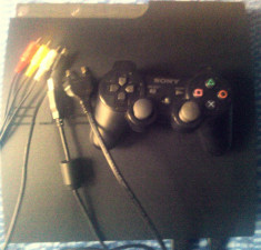 Consola Sony PlayStation 3 Slim, 160GB, Neagra foto