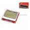 84*48 84x84 LCD Module White backlight adapter PCB for Nokia 5110 Arduino (FS00287)