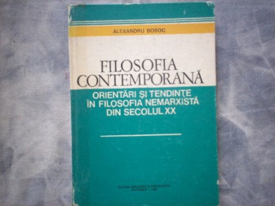 FILOSOFIA CONTEMPORANA ORIENTARI SI TENDINTE ..... foto