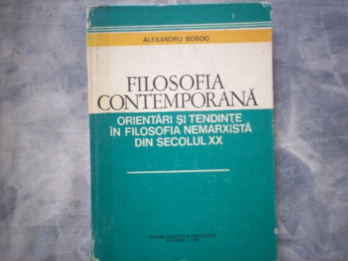 FILOSOFIA CONTEMPORANA ORIENTARI SI TENDINTE .....