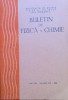 BULETIN DE FIZICA SI CHIMIE ANUL 1990 - Societatea de Stiinte Fizice si Chimice din Romania, Alta editura