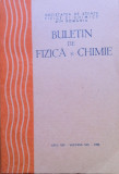 BULETIN DE FIZICA SI CHIMIE ANUL 1990 - Societatea de Stiinte Fizice si Chimice din Romania, Alta editura