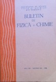 BULETIN DE FIZICA SI CHIMIE ANUL 1990 - Societatea de Stiinte Fizice si Chimice din Romania, Alta editura