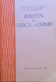 BULETIN DE FIZICA SI CHIMIE ANUL 1990 - Societatea de Stiinte Fizice si Chimice din Romania