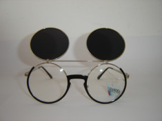 Ochelari John Lennon Flip, lentile oglinda foto