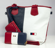 Set Geanta + Portofel Tommy Hilfiger + Cadou Surpriza + Transport Gratuit foto