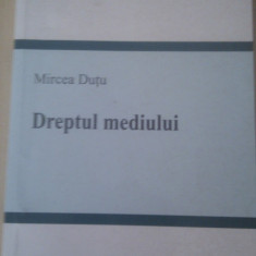 Curs Dreptul Mediului Mircea Duta