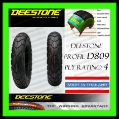 ANVELOPA CAUCIUC 130/70-12 130x70x12 130-70-12 DEESTONE D809 PLY Rating: 4 Tubeless Calitate Exceptionala MADE IN THAILAND Moto Scuter foto