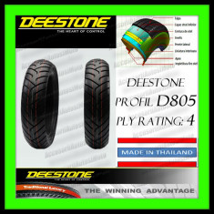 ANVELOPA CAUCIUC 130/70-17 130x70x17 130-70-17 DEESTONE D805 PLY Rating: 4 Tubeless Calitate Exceptionala MADE IN THAILAND Moto Scuter foto