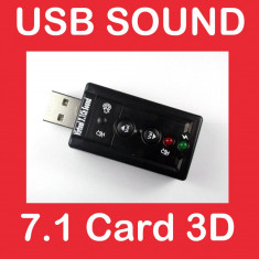 USB Sound Adaptrer 7.1 channel foto