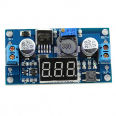 DC 4V-40V To 1V-37V LM2596 Adjustable Step Down Power Converter LED Voltmeter foto