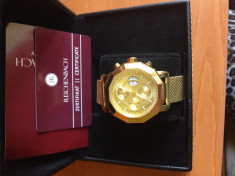Vand ceas automatic Reichenbach suflat cu aur, original , pretul la cumparare a fost 1800 euro foto