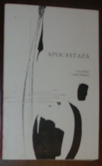 VALERIU GORUNESCU - APOCASTAZA (VERSURI, editia princeps - EPL 1968) [coperta SERBAN GABREA - dedicatie / autograf pt. OCTAVIAN SVED] foto