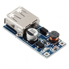 Incarcator USB 0.9V-5V to 5V DC-DC Booster Module USB Mobile Step-up Power Supply Module foto
