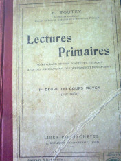 E. Toutey - Lectures primaires foto