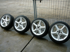 JANTE ALUMINIU BORBET 16&amp;#039;&amp;#039; 4X100 (GOLF 3 OPEL RENAULT) 195/50r16 MICHELIN IMPECABILE ! foto