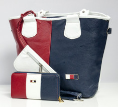 Set Geanta + Portofel Tommy Hilfiger + Cadou Surpriza + Transport Gratuit foto