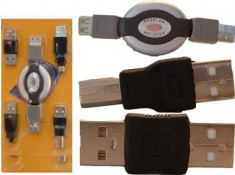 Kit USB pentru Laptop, PC, PDA, GSM, MP3, Camera 49417 foto