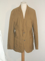 SACOU (barbati) CULOARE CAMEL HUGO BOSS-original foto