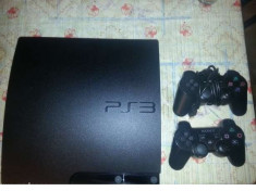 PS3 Slim modabil, 250 GB + 2 controllere + hdmi + accesorii + jocuri foto