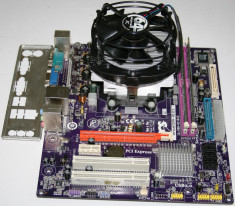 KIT GeForce6100M-M2+AMD DUAL CORE 64 X2 4000+ ,AM2, 2Gb DDR2,+cooler ALPINE 64+tablita spate,video onboard,PCI-Ex, sunet, retea,GARANTIE !! foto