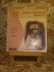 Nicolae Manolescu - Limba si literatura romana manual pentru clasa a X a foto