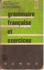 GRAMMAIRE FRANCAISE ET EXERCICES / A. ROUGERIE , 16 foto