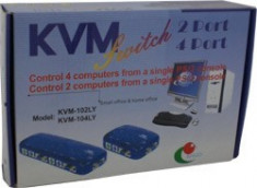Comutator cu 2 porturi KVM automat YPK002 foto