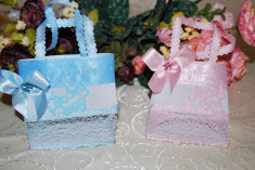 Marturii botez, Saculeti din material textil &amp;quot; It&amp;#039;s a Boy IT&amp;#039;s a Girl&amp;quot; CEL MAI MIC PRET DE PE PIATA! marturie sac saculet sacut foto