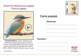 #carte postala-Editia de lux-pasari-Pescarelul albastru-marca fixa