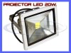 PROIECTOR REFLECTOR LED 20W ECHIVALENT 200W, 1800 LUMENI, IP65, 220V, ALB RECE, Proiectoare, ZDM