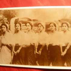 Fotografie cu 6 fete ( posibil surori) ,Germania 1917