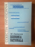 D5 Economia Nationala - M. Eminescu - antologie de Vasile C. Nechita, 1983, Alta editura