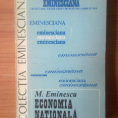 d5 Economia Nationala - M. Eminescu - antologie de Vasile C. Nechita