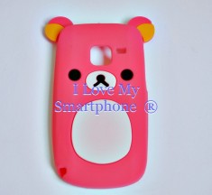 Husa Carcasa Silicon + Gel + TPU NOKIA C3 -- Model Urechi Urechiuse de Ursulet foto