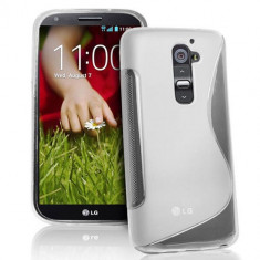 HUSA LG G2 D803 VS980 D802 Transparenta SILICON GEL TPU WAVE S-LINE Husele sunt superioare celor din silicon Asigura protectie impotriva zgarieturilor foto