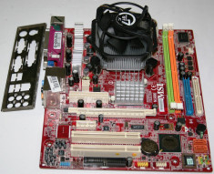 KIT placa de baza MSI P4M900M2-L+proc. C2D E6300,LGA 775,DDR2,1066FSB+cooler procesor ALPINE AC7+tablita spate,video onboard, sunet, retea,GARANTIE !! foto