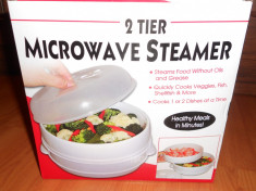 NOU! Vas de gatit cu abur pentru Cuptoare cu Microunde (Microwave steamer) REDUCERE! foto