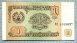 1190 BANCNOTA - TADJIKISTAN - 1 RUBLE - anul 1994 -SERIA 4008837 -starea care se vede