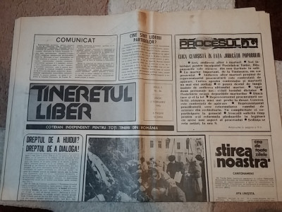 ziarul tineretul liber 2 februarie 1990 foto