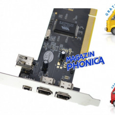 Placa PCI cu 2 porturi IEEE 1394 FireWire Serioux