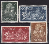 Norvegia 1963 - cat.nr.452-5 neuzat,perfecta stare