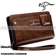 KANGAROO KINGDOM - Borseta business lux din piele foto