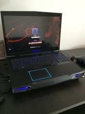 Vand Alienware M17x R3 impecabil estetic si functional: GTX580, i7-2670QM, 8GB DD3, 2x500GB Raid 0 ! + Cooler Thermaltake! foto