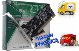 Placa adaptor interfata PCI cu pentru 2 porturi USB 2.0 Gembrit