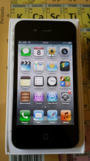iPhone 4S 16GB Black/negru neverlocked impecabil, la cutie, casti noi foto