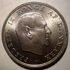 C.368 DANEMARCA FREDERIK IX 5 KRONER 1961 AUNC